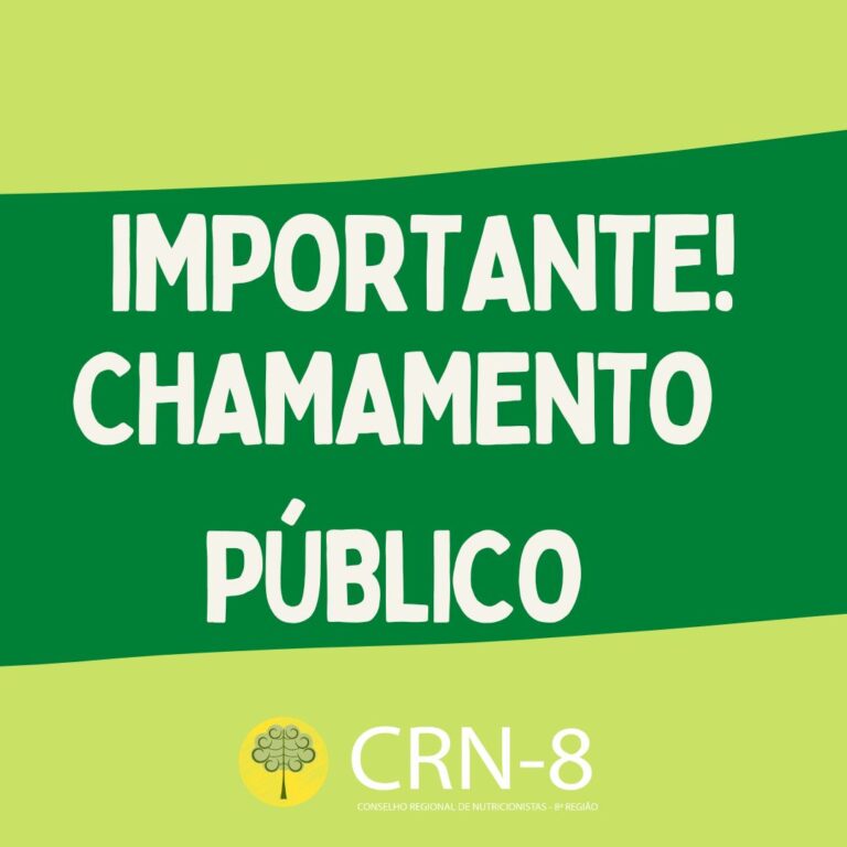 CHAMAMENTO PÚBLICO