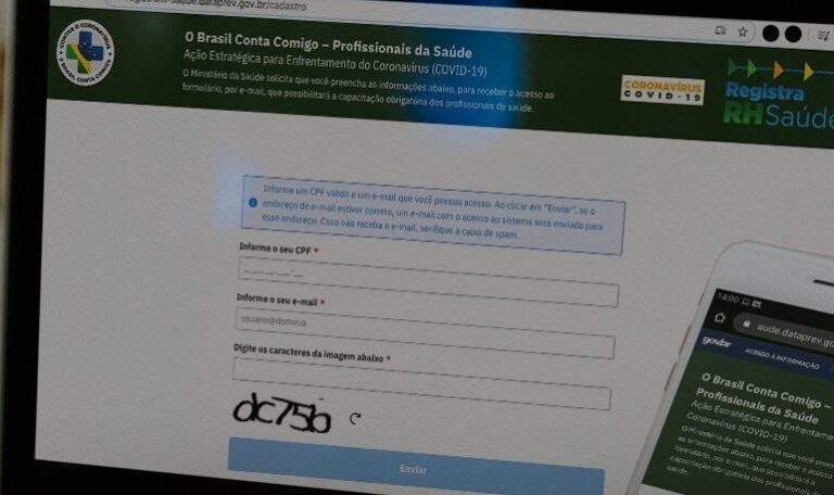 MINISTÉRIO DA SAÚDE DETERMINA CADASTRO OBRIGATÓRIO PARA FORÇA-TAREFA DE COMBATE AO COVID-19