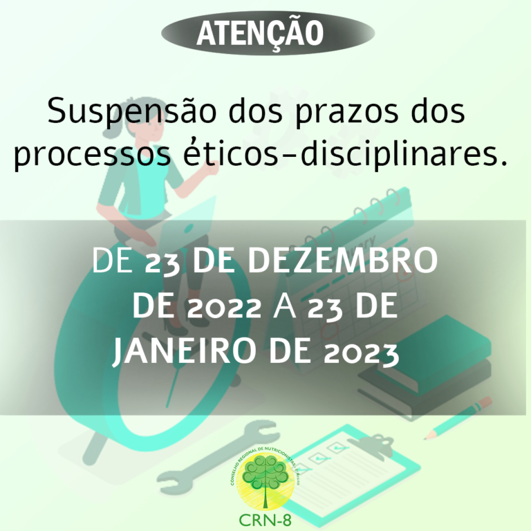             SUSPENSÃO DE PRAZOS PROCESSUAIS