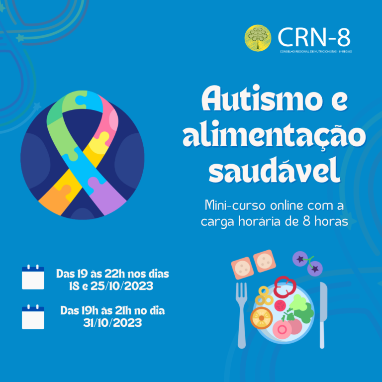 Curso Autismo e alimentação saudável