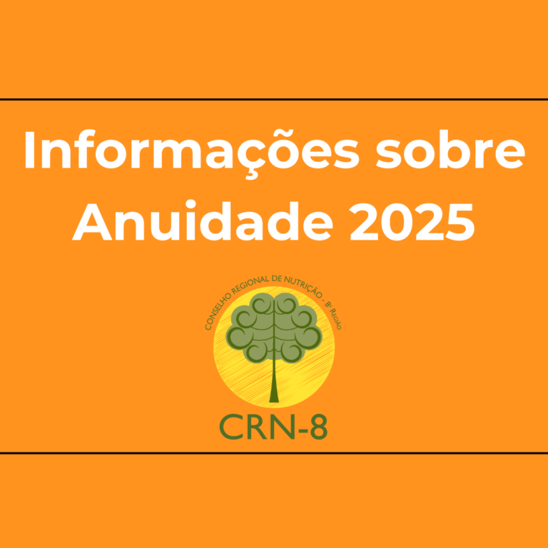 INFORMAÇÕES SOBRE A ANUIDADE 2025